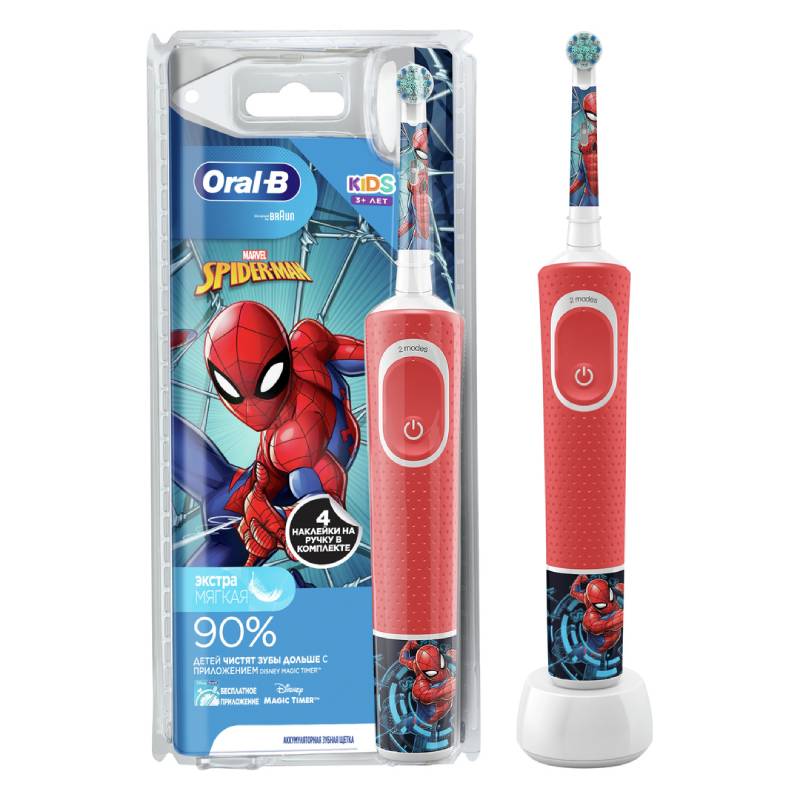 Э/щ Braun D100.413.2K (ORAL B) Spiderman