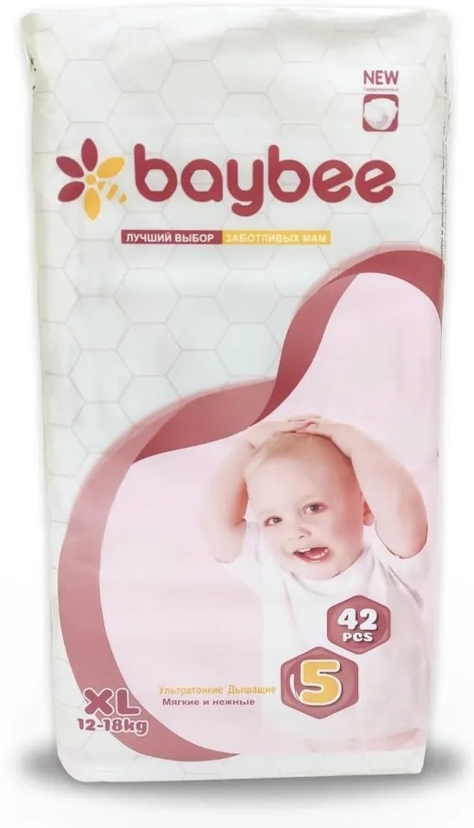 Baybee подгузники ХXL (6) 13-20 кг №40